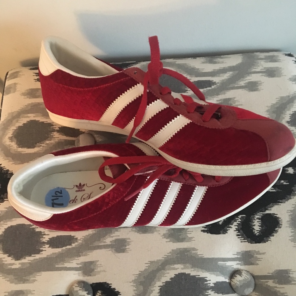 Adidas, Sleek Series Candy-Color 🍭 Red Sneakers